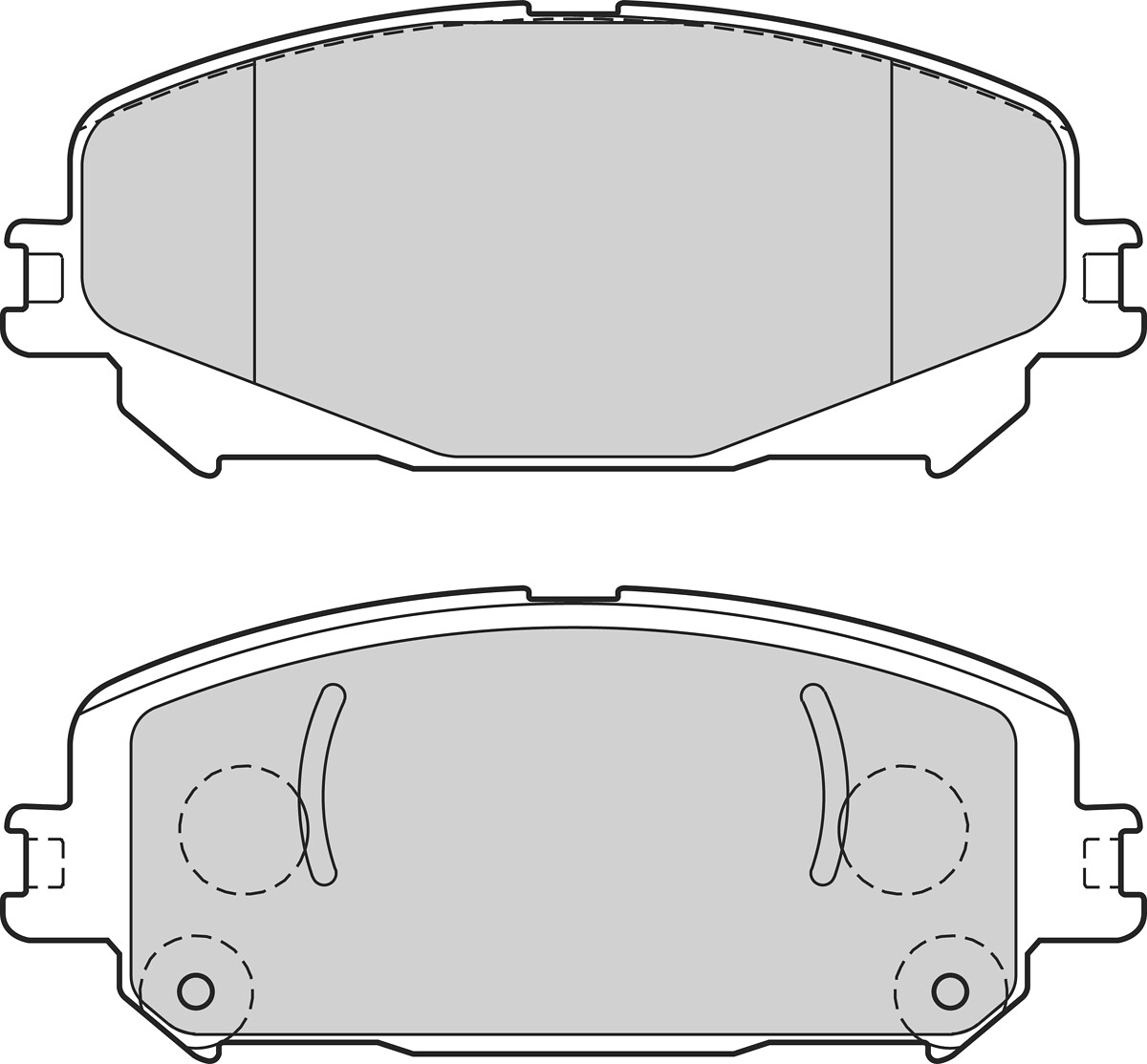 Jeu de 4 plaquettes de frein VALEO ref. 302743